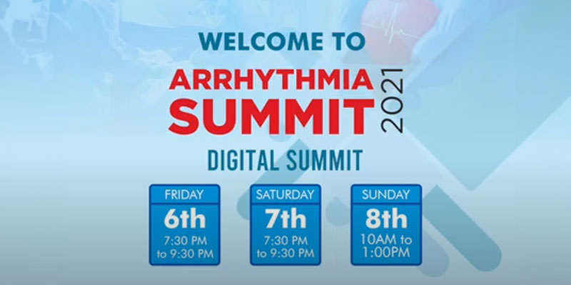 An e-poster of the Arrhythmia Summit 2021.