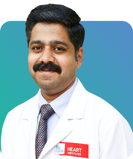 Photo of Dr. Karthigesan A.M, Senior Consultant Cardiologist, Apollo Hospitals, Chennai.