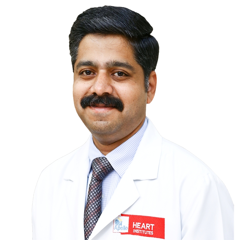 Photo of Dr. Karthigesan A.M, Senior Consultant Cardiologist, Apollo Hospitals, Chennai.