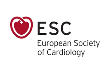 The logo of European Society of Cardiology.